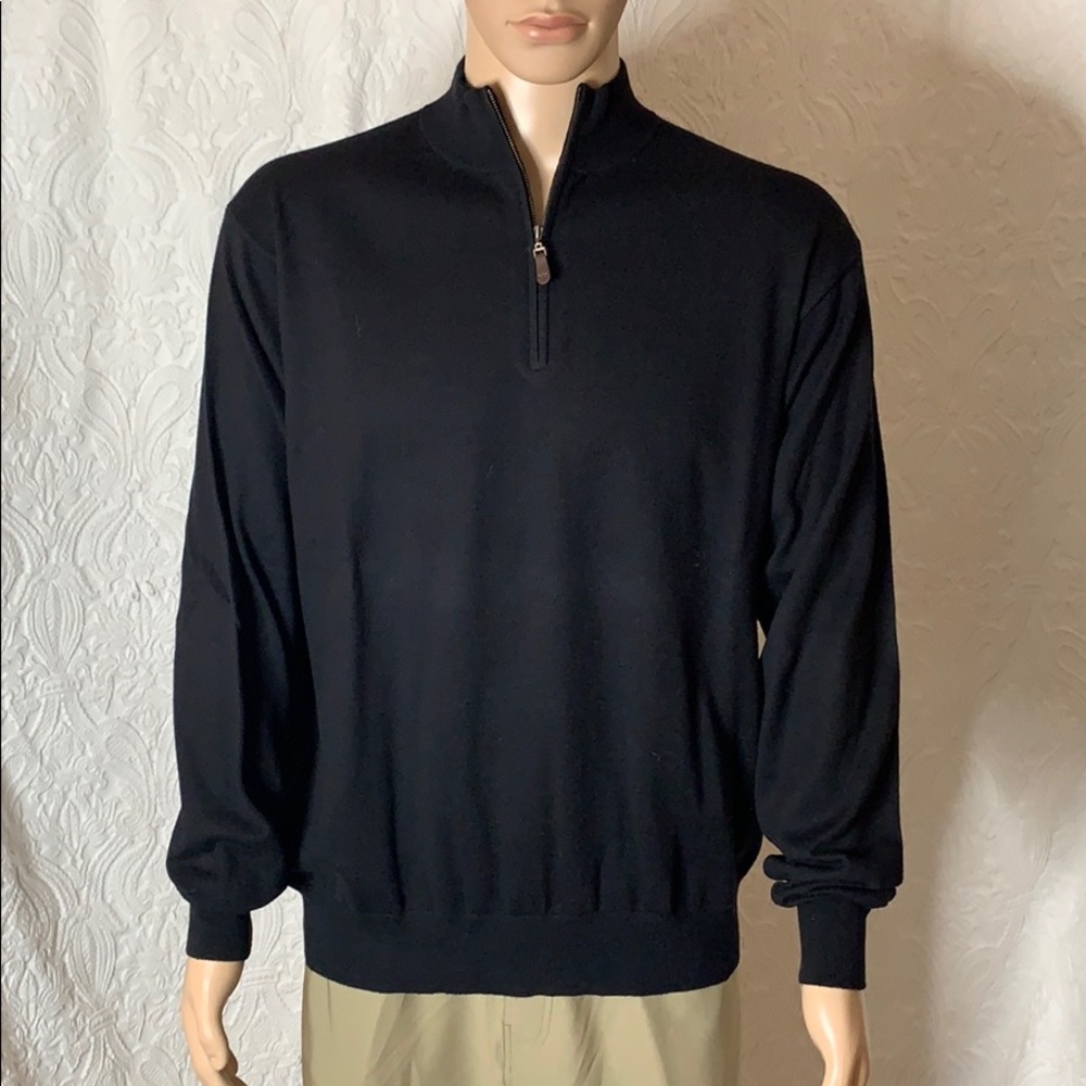 Peter Millar black sweater